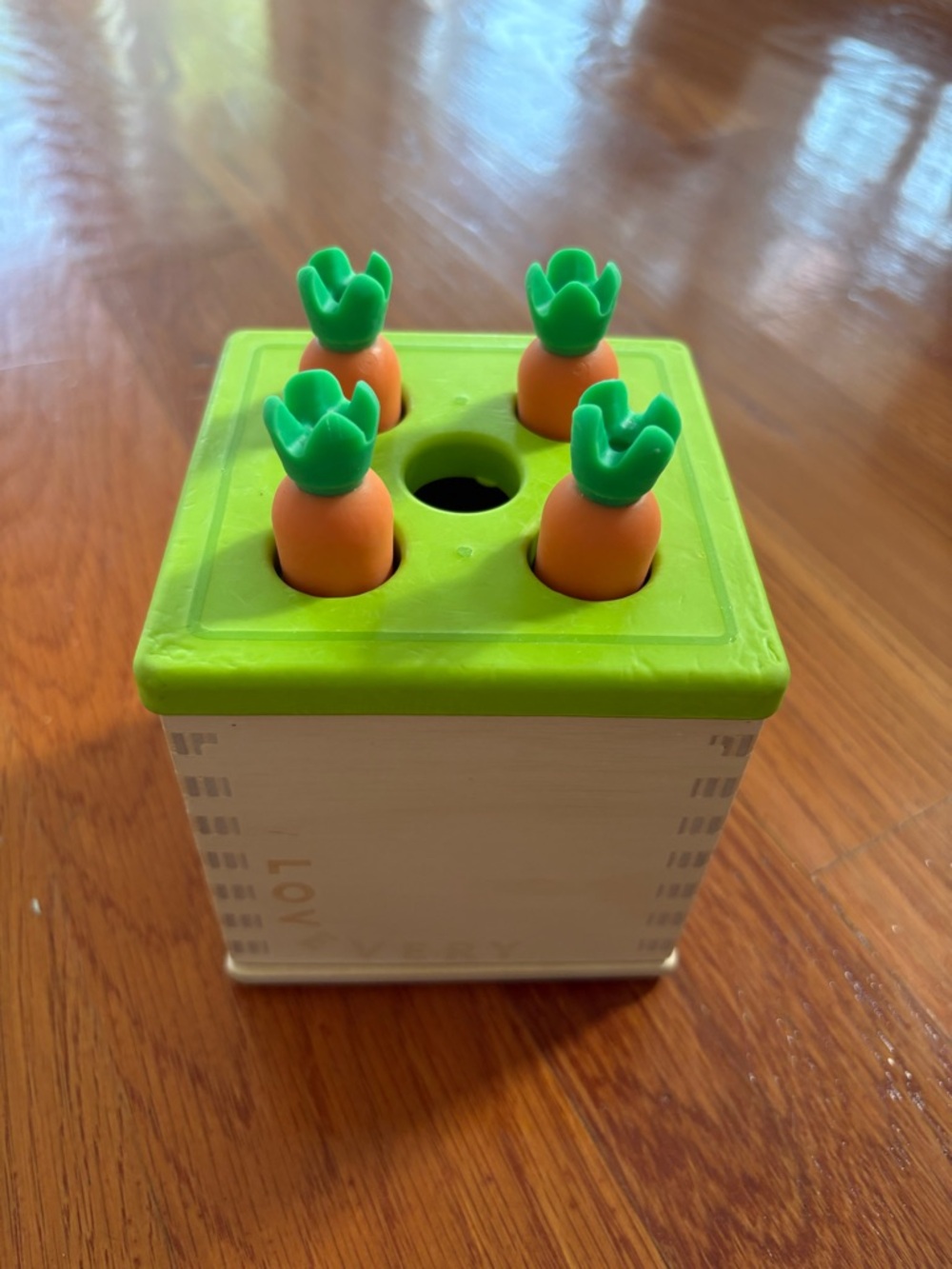 Lovevery Carrots Drop Box Montessori Toy